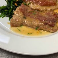 End the week right - Chicken Saltimbocca at Amata😘#amatanyc