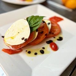 Start dinner with a classic. Caprese at Amata. #AmataNYC